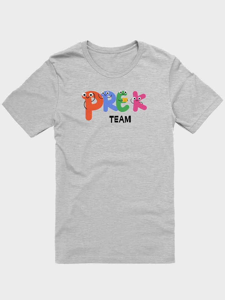 PRE K TEAM Cute Letter Characters T-Shirt product image (2)