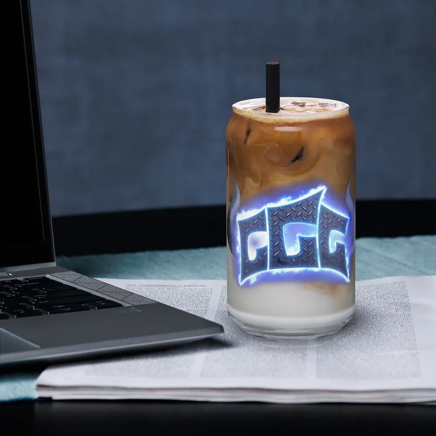 GGG Fire Logo Glass Jar product image (33)