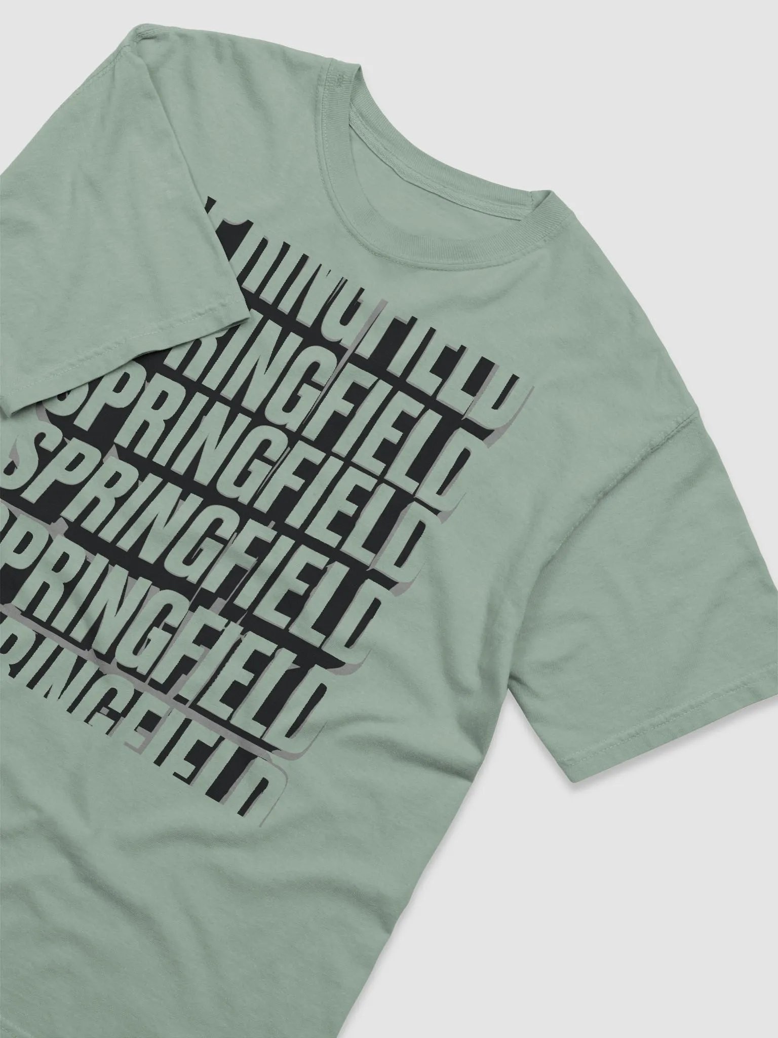 Springfield Ohio Stylized Repeat T-Shirt [00028] product image (3)