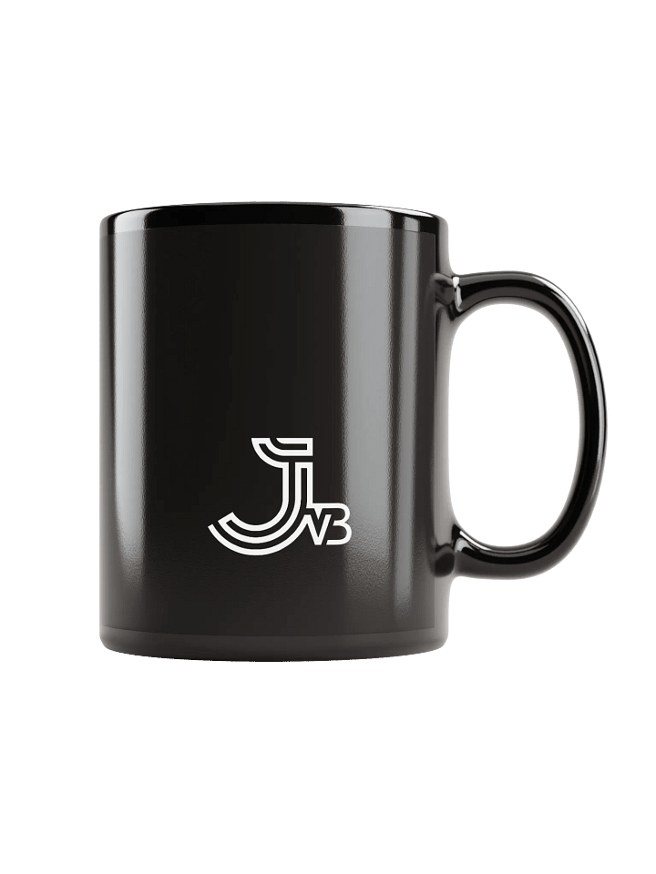 JVB Geometric Monogram Black Mug product image (2)