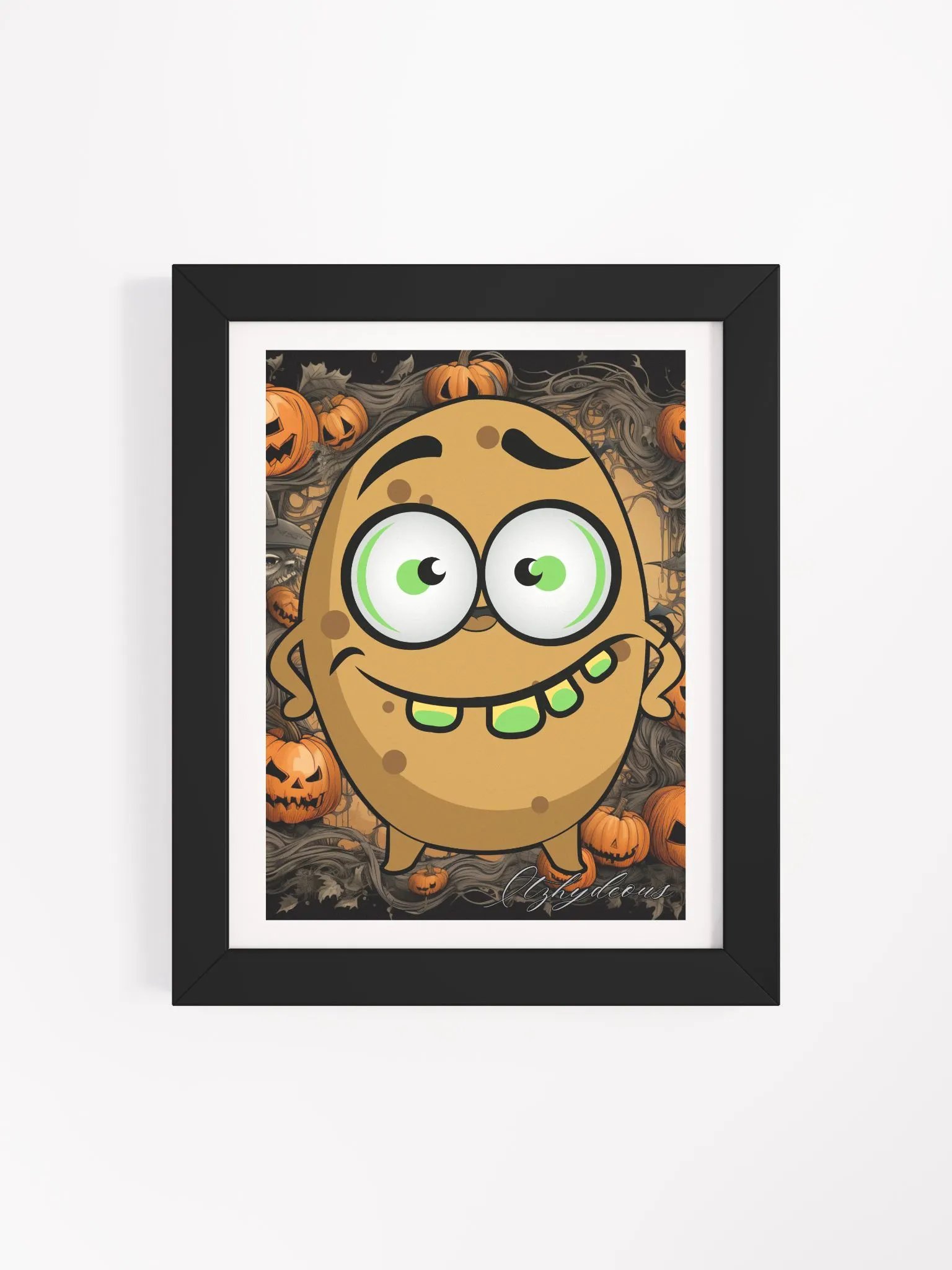 Spooky Halloween Cartoon Framed Poster product image (4)