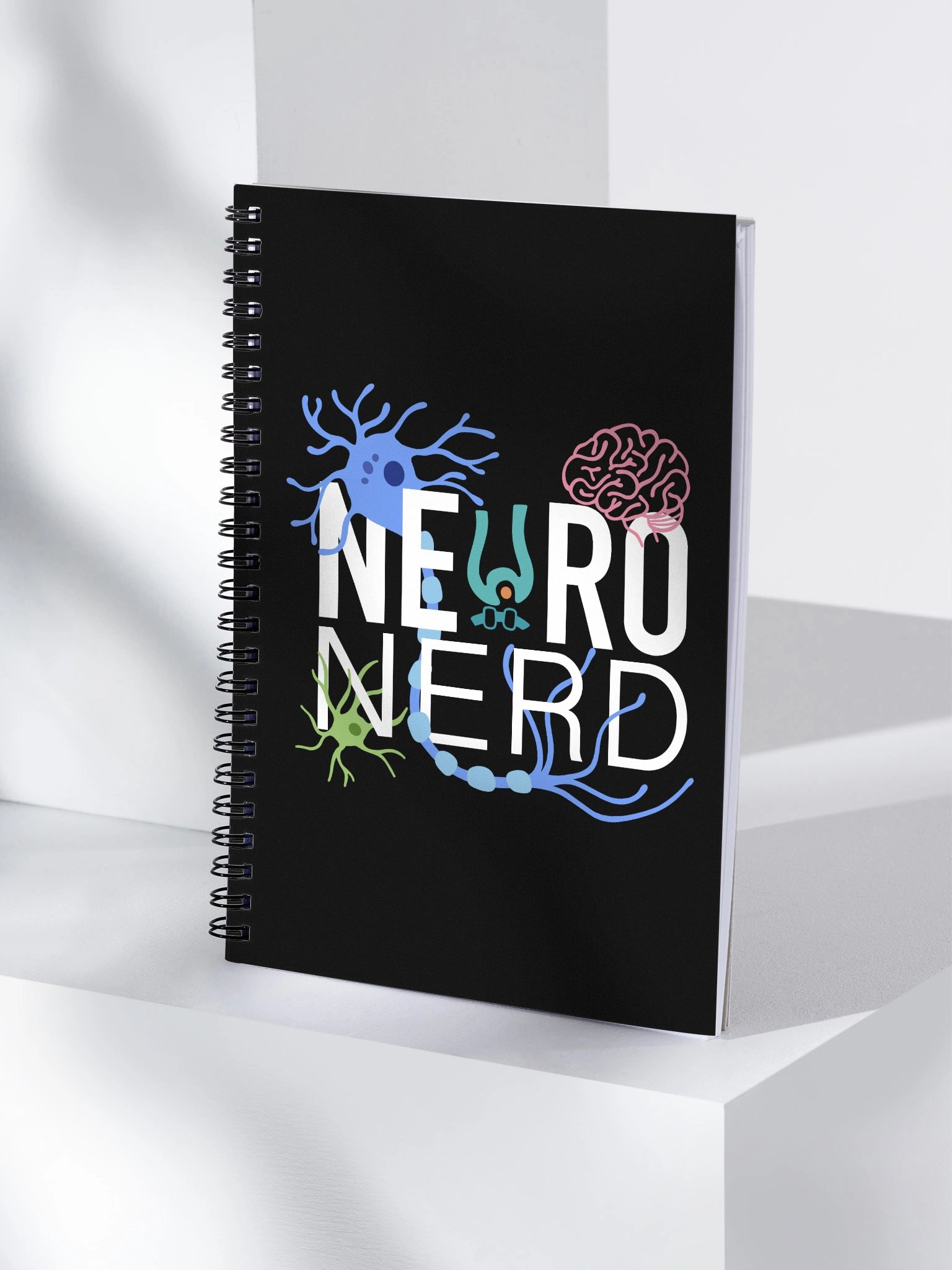 Neuro Nerd Spiral Notebook product image (4)