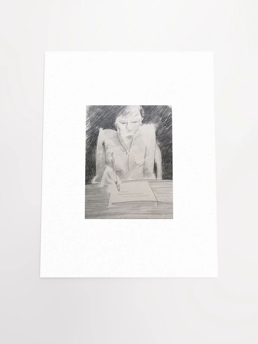 Sloy writing (pencil sketch) Print product image (5)