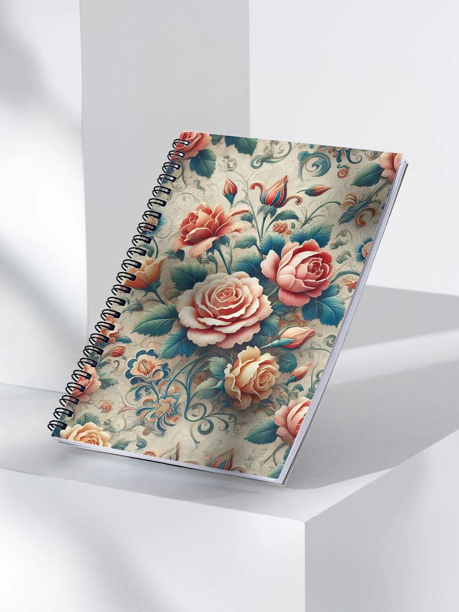 Royal Floral Spiral Notebook product image (3)