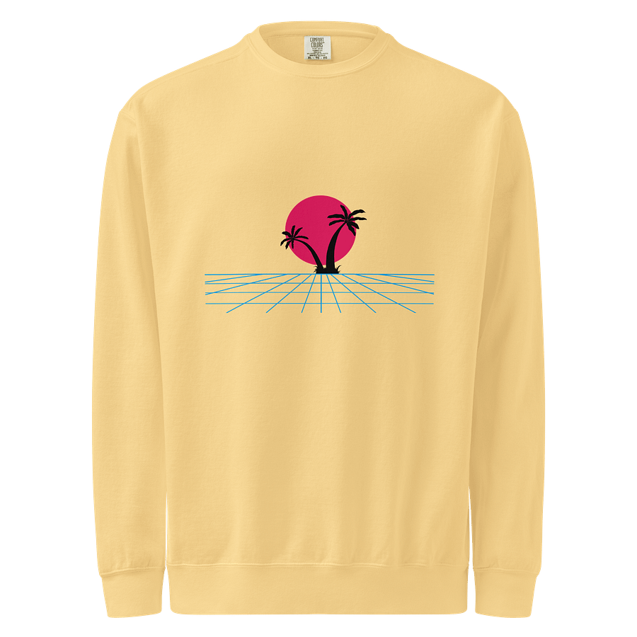 Retro-Futuristic Sunset Sweatshirt product image (1)