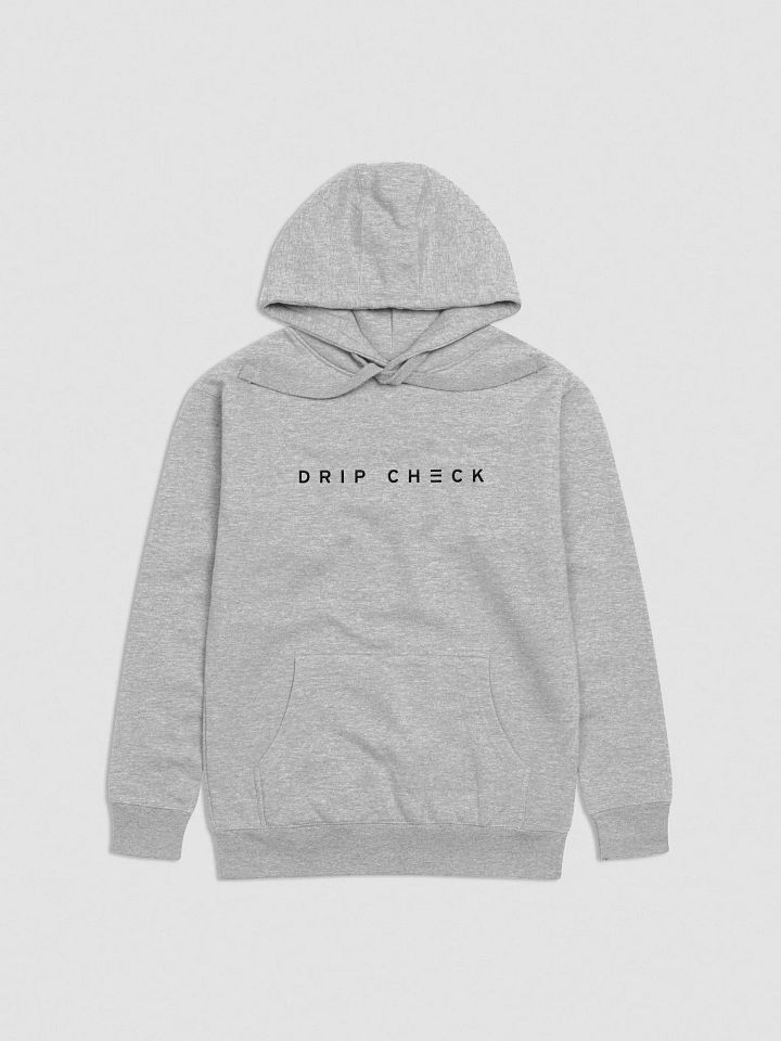 DRIP CHECK UNISEX HOODIE - GREY product image (1)