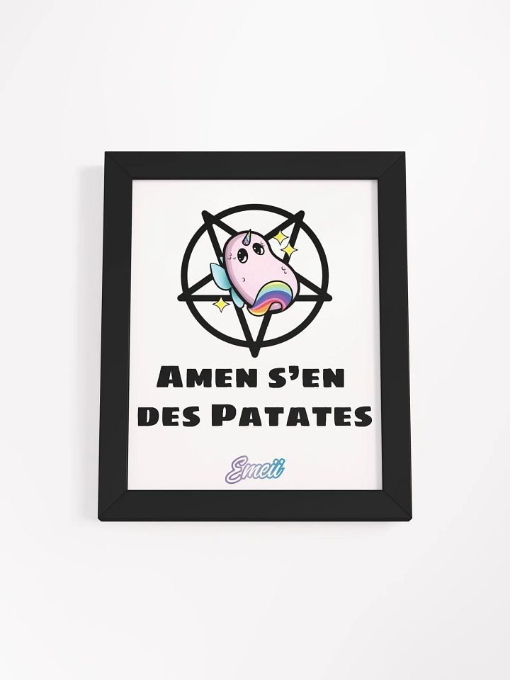 ''Amen'' Affiche mate encadrée de haute qualité product image (1)