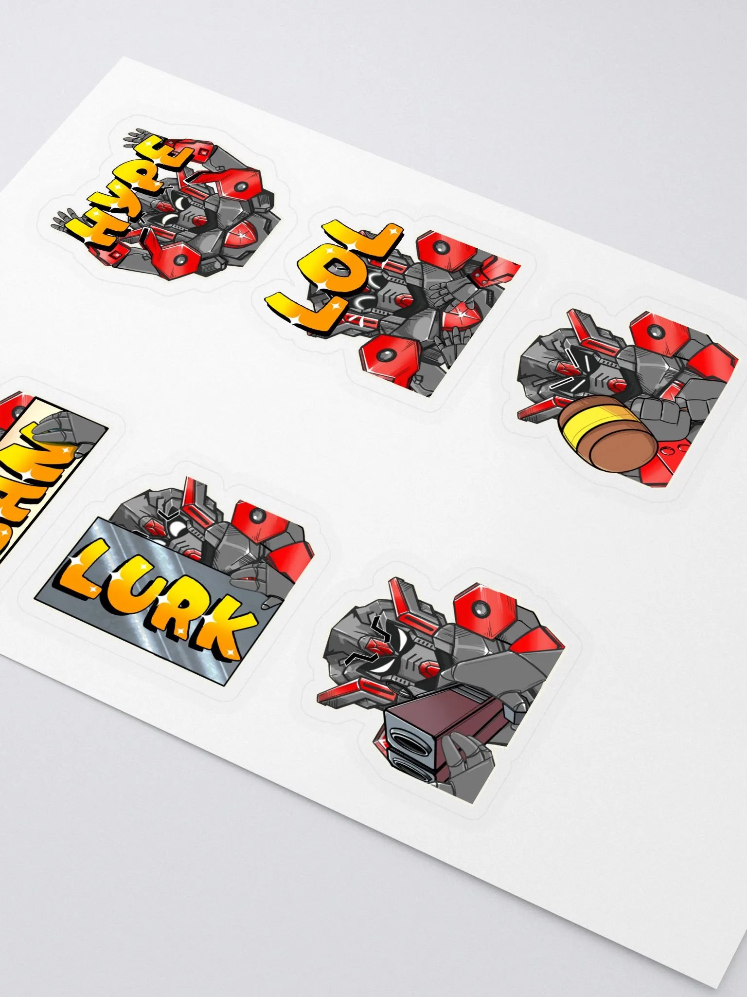 Titan Emote Stickers product image (2)