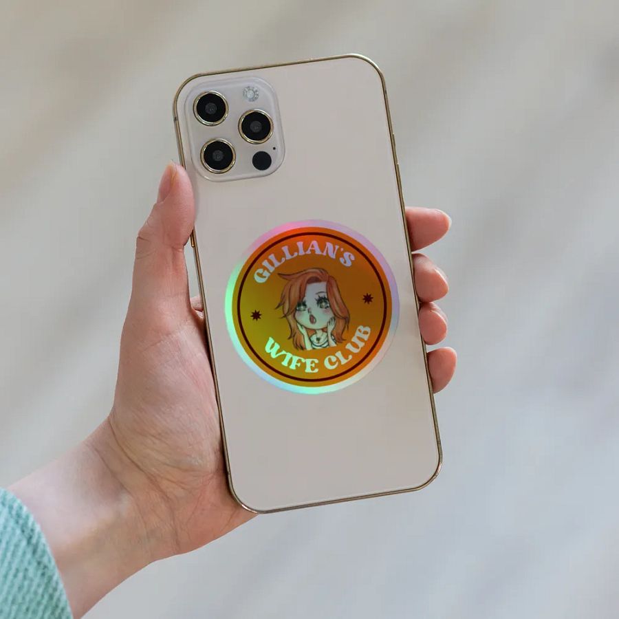 GILLIAN'S WIFE CLUB Holographic Sticker product image (7)