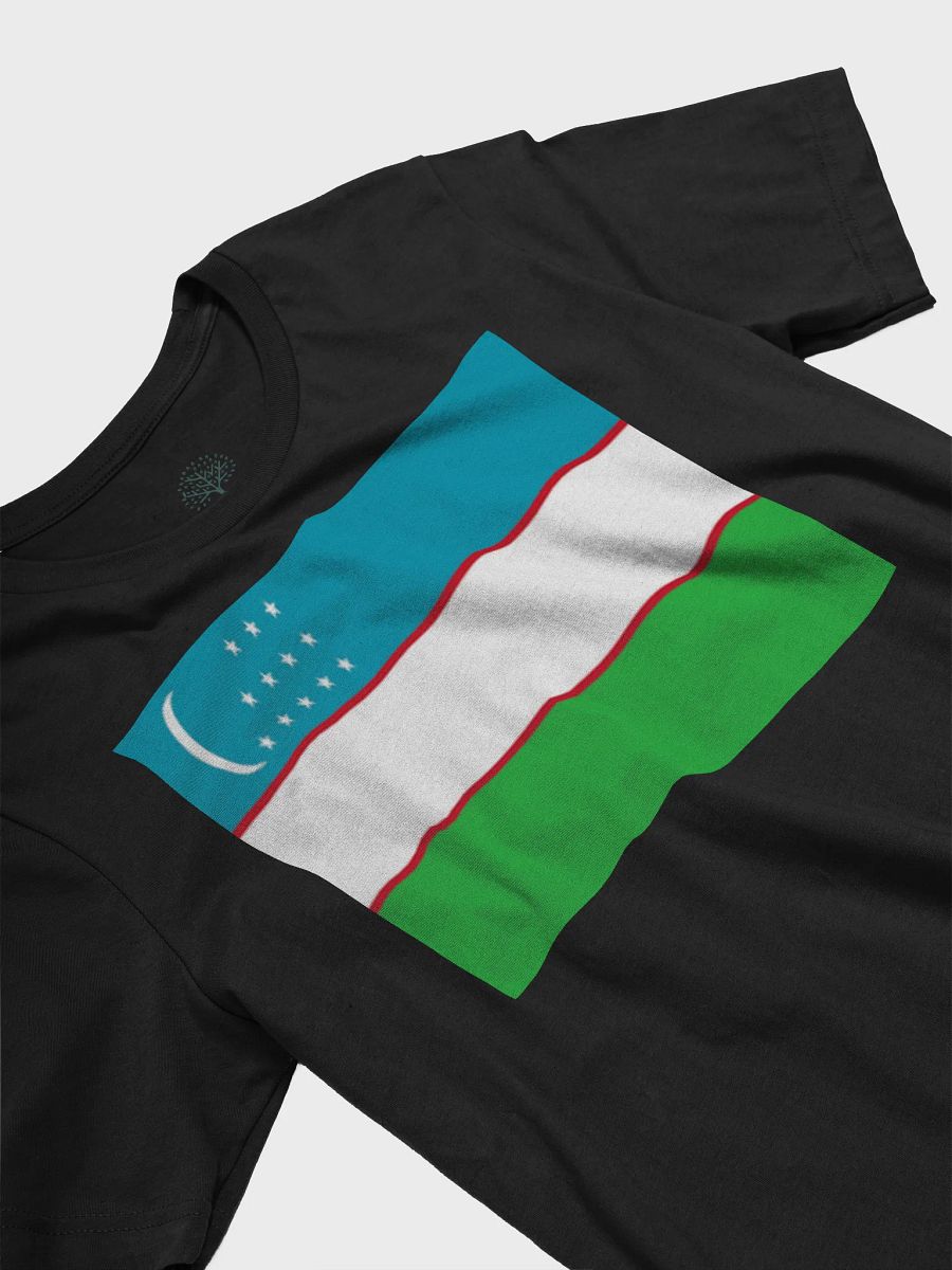 Exclusive Supersoft Unisex T-Shirt with Uzbekistan Flag Design product image (5)