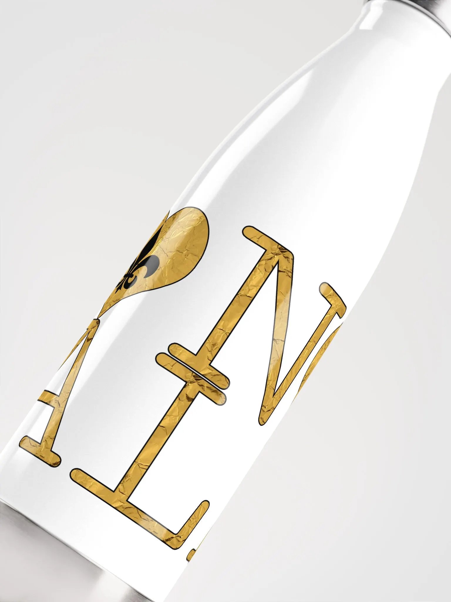 I LOVE NOLA **BIGSHOT BOTTLE** (FULL GOLD WRAP LOGO STAINLESS STEEL) product image (5)
