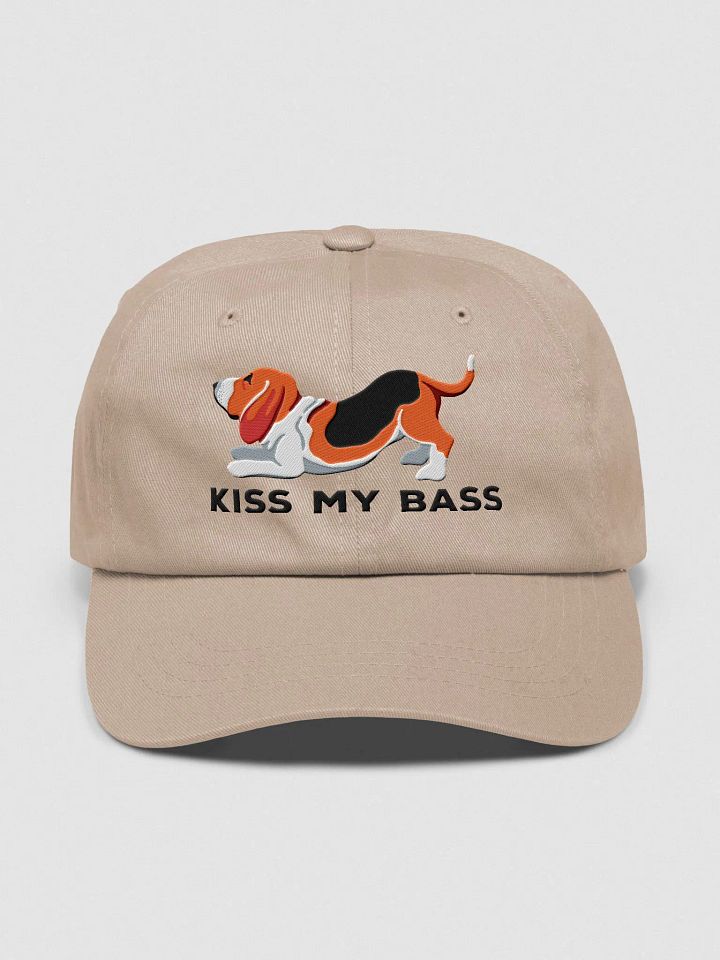 Kiss My Bass Classic Dad Hat(Embroidered) of a Basset Hound product image (41)