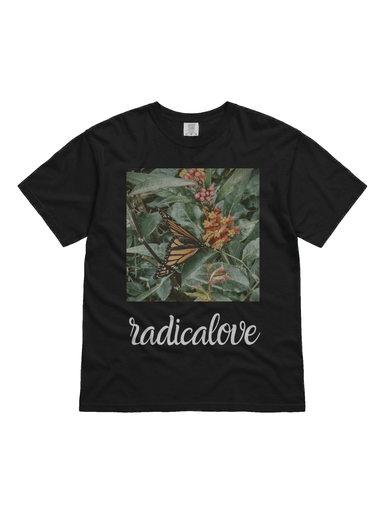 "butterflies" Heavyweight Tee - Black product image (1)