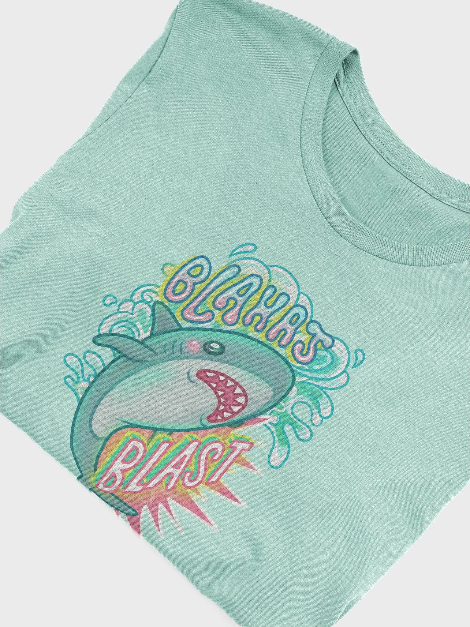 Blahaj Blast Supersoft T-Shirt product image (56)