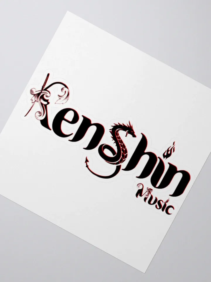Dark Kenshin_Music Kiss Cut Stickers product image (2)