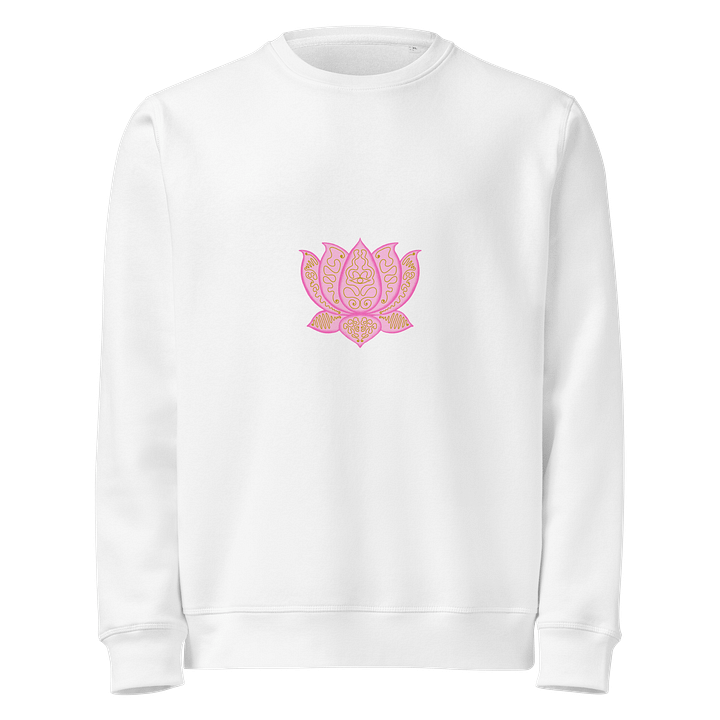 Golden Lotus Unisex Organic Sweatshirt product image (1)