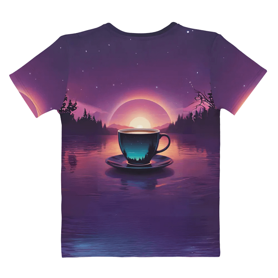Coffee Sunset All Over Print T-shirt product image (7)