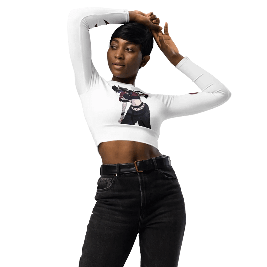Kunai All-Over Print Crop Top product image (4)