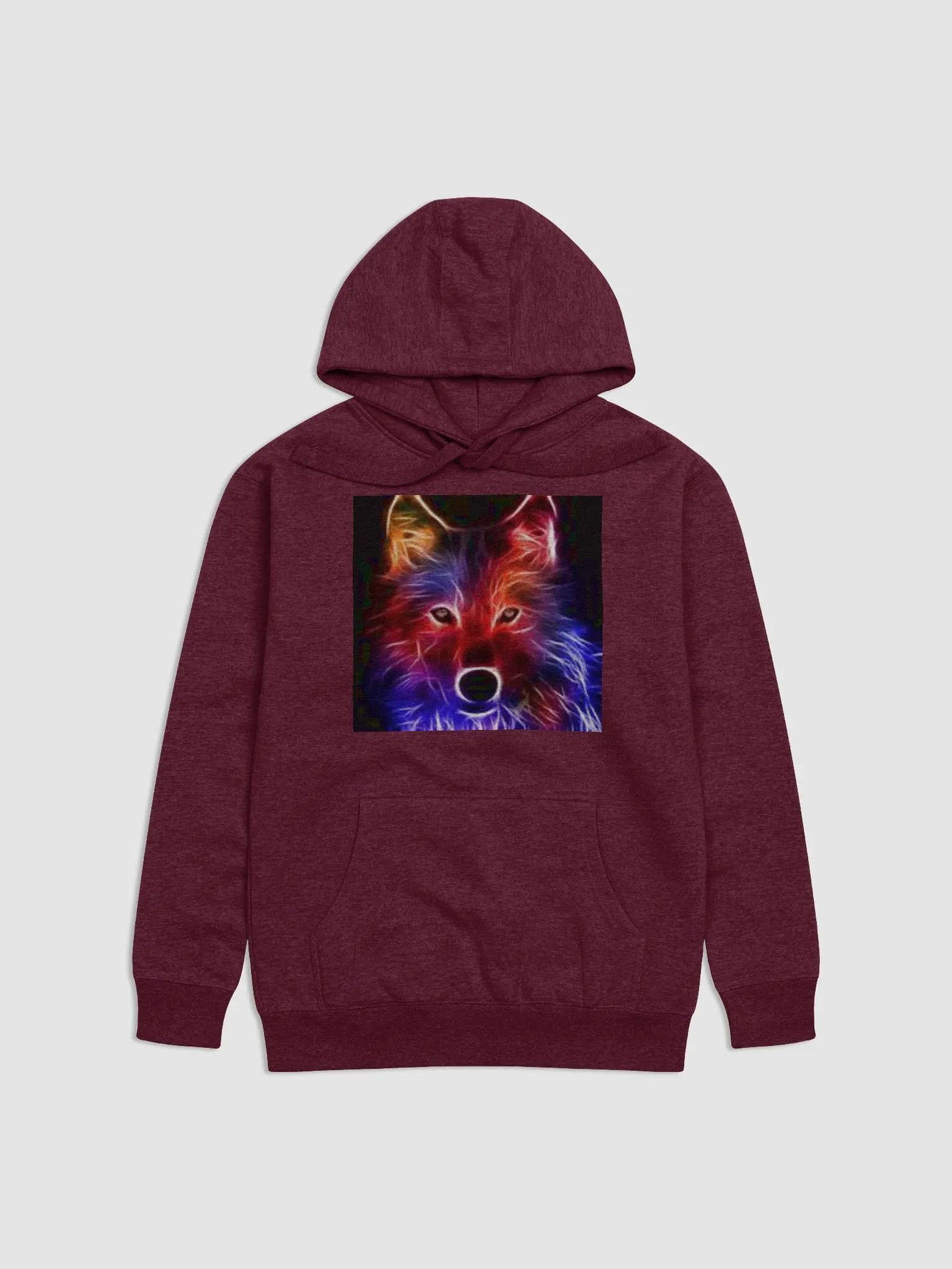 Neon Wolf Unisex Premium Hoodie product image (1)