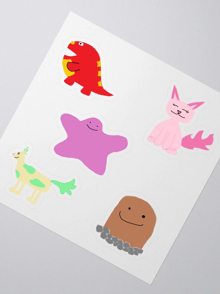 pokemon from memory sticker sheet product image (2)