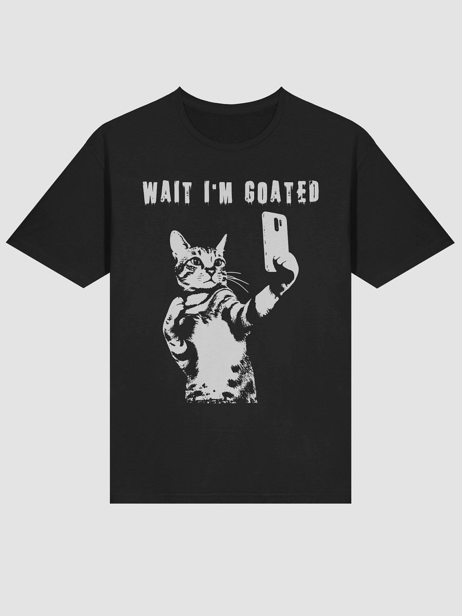 Wait I'm Goated Cat Tee (03) product image (16)