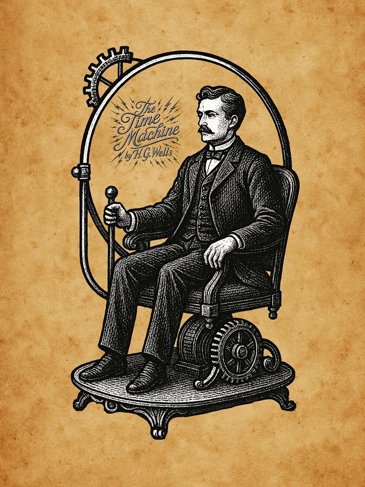 The Time Machine (Large Print Lucky Pineapple Books Edition) E-Book product image (1)