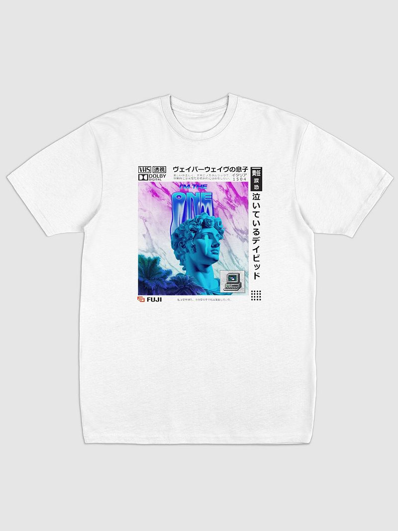Vaporwave Sad Statue Design