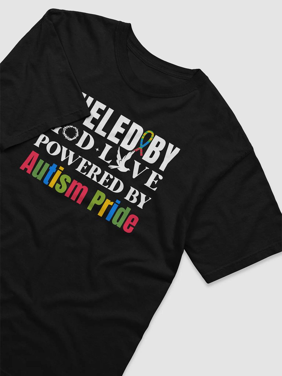 Fueled By God, Powered By Autism Pride, Autism Comfort Colors T-shirt product image (2)