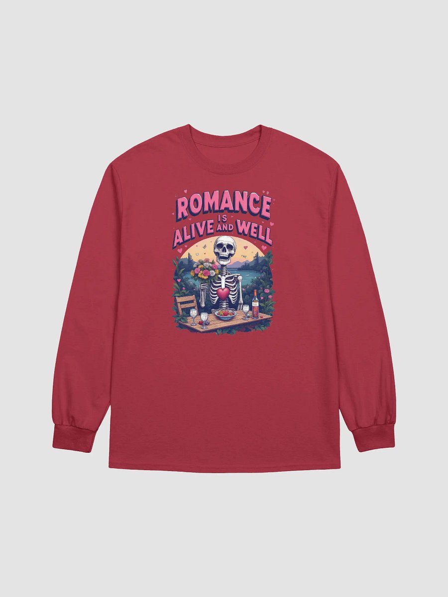 Romantic Skeleton Sunset Long Sleeve Tee product image (5)