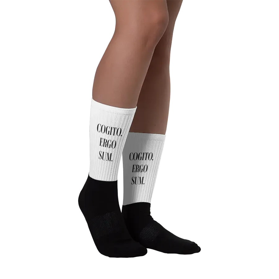 Cogito, Ergo Sum Socks product image (3)