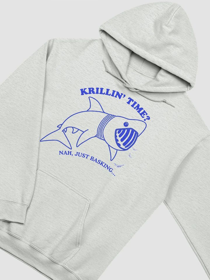 Basking Shark - Krillin' Time? Funny Shark Hoodie product image (14)
