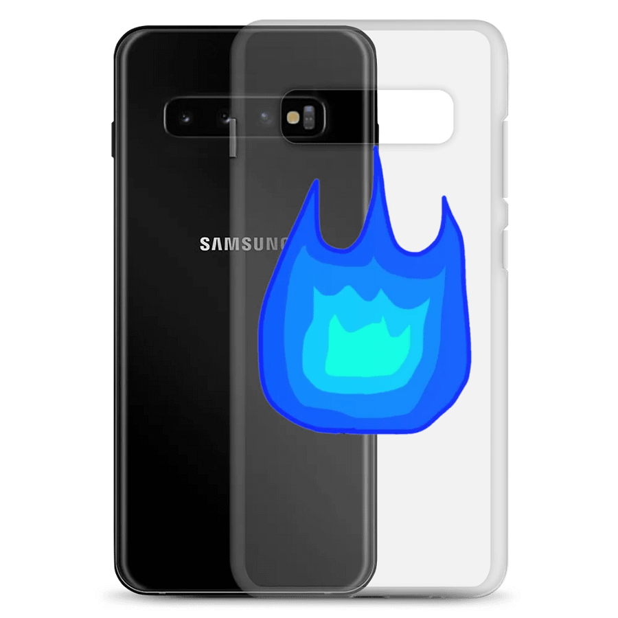 Blue Firey Samsung® Clear Case product image (20)