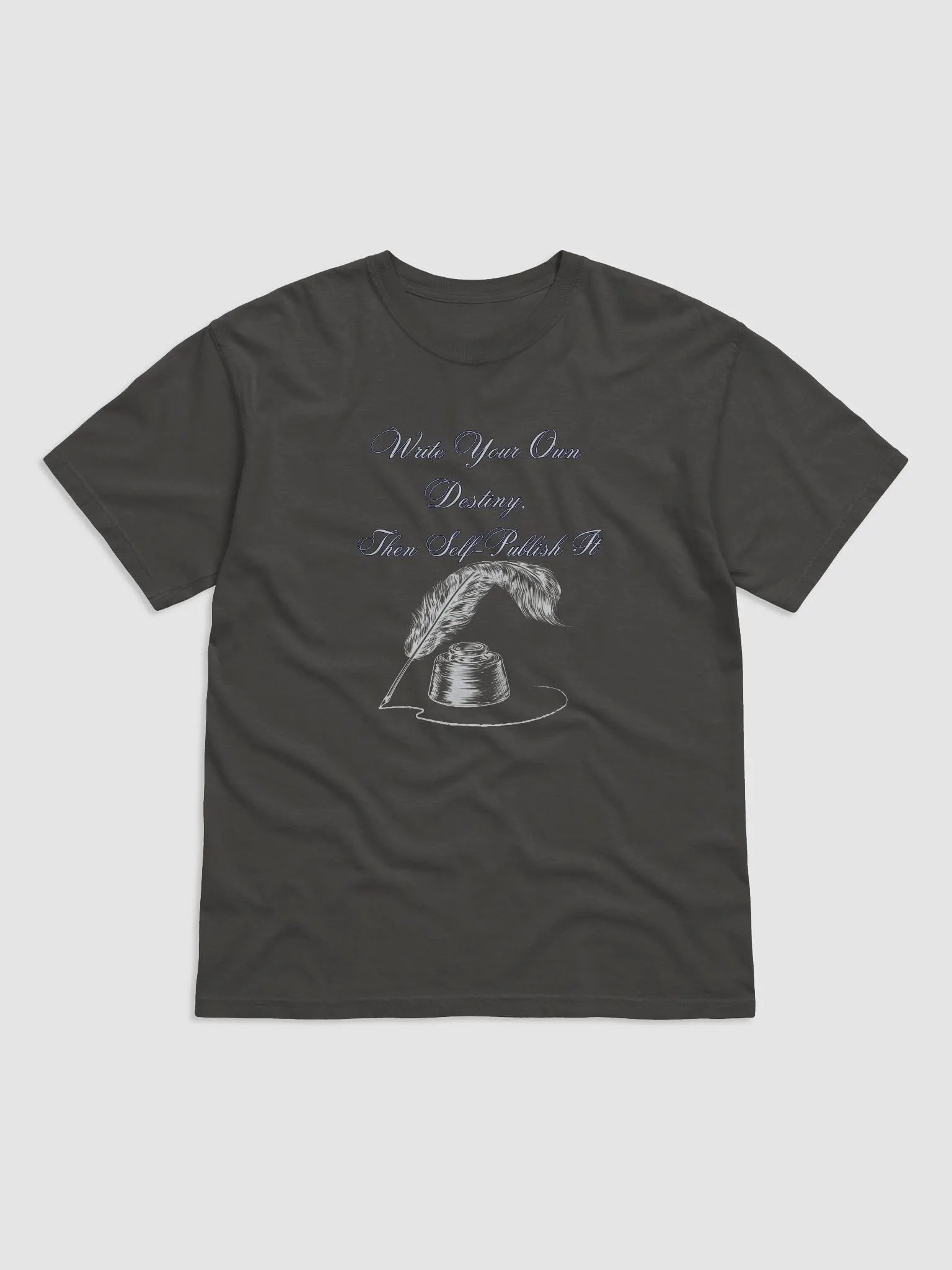 Write Your Own Destiny T-Shirt – Vintage Style for Indie Authors product image (1)