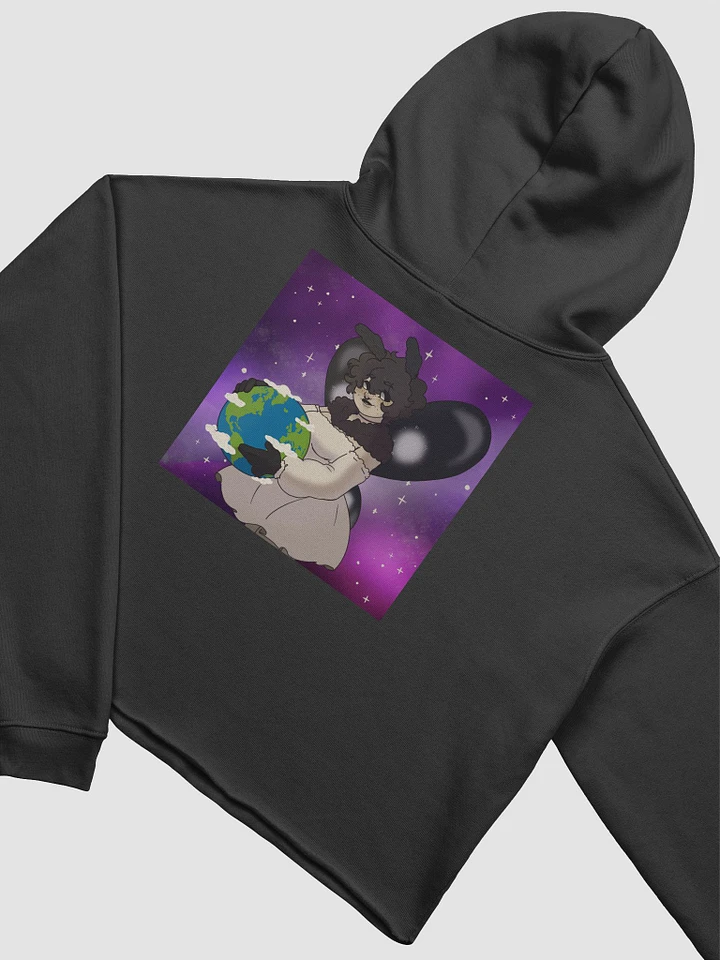World in Your Hands Cropped Hoodie product image (1)