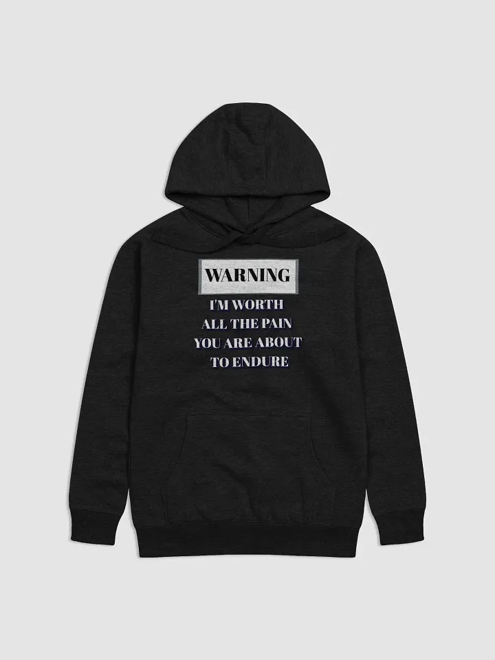 I'm Worth All The Pain You Are About To Endure Hoodie product image (4)