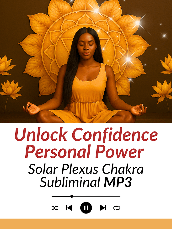 Solar Plexus Subliminal - Unlock Confidence & Personal Power | MP3 Audio Download product image (1)