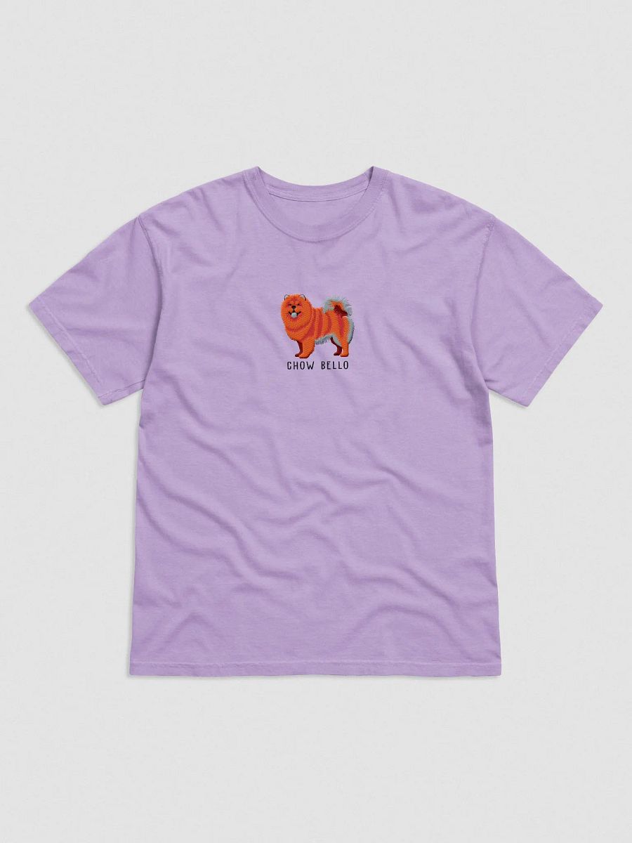 Chow Bello T-Shirt(Embroidered) of a Chow Chow(Red) product image (4)