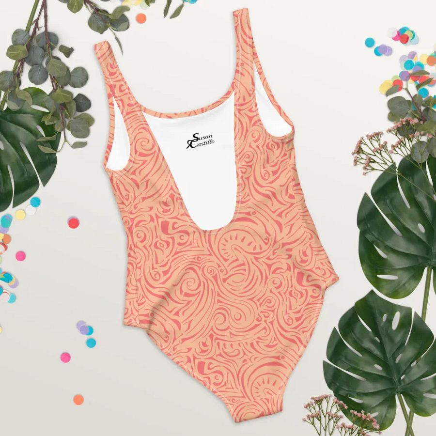 Dance of the Pelicans One-Piece Swimsuit product image (6)