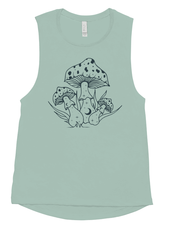 Shroom Silhouette Flowy Muscle Tank product image (6)