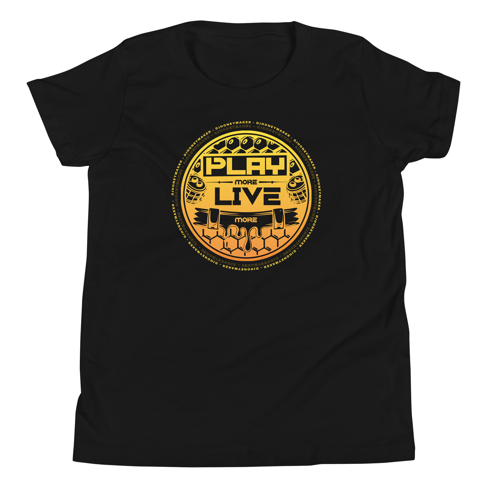 Play More Live More Youth Short Sleeve T-Shirt product image (16)