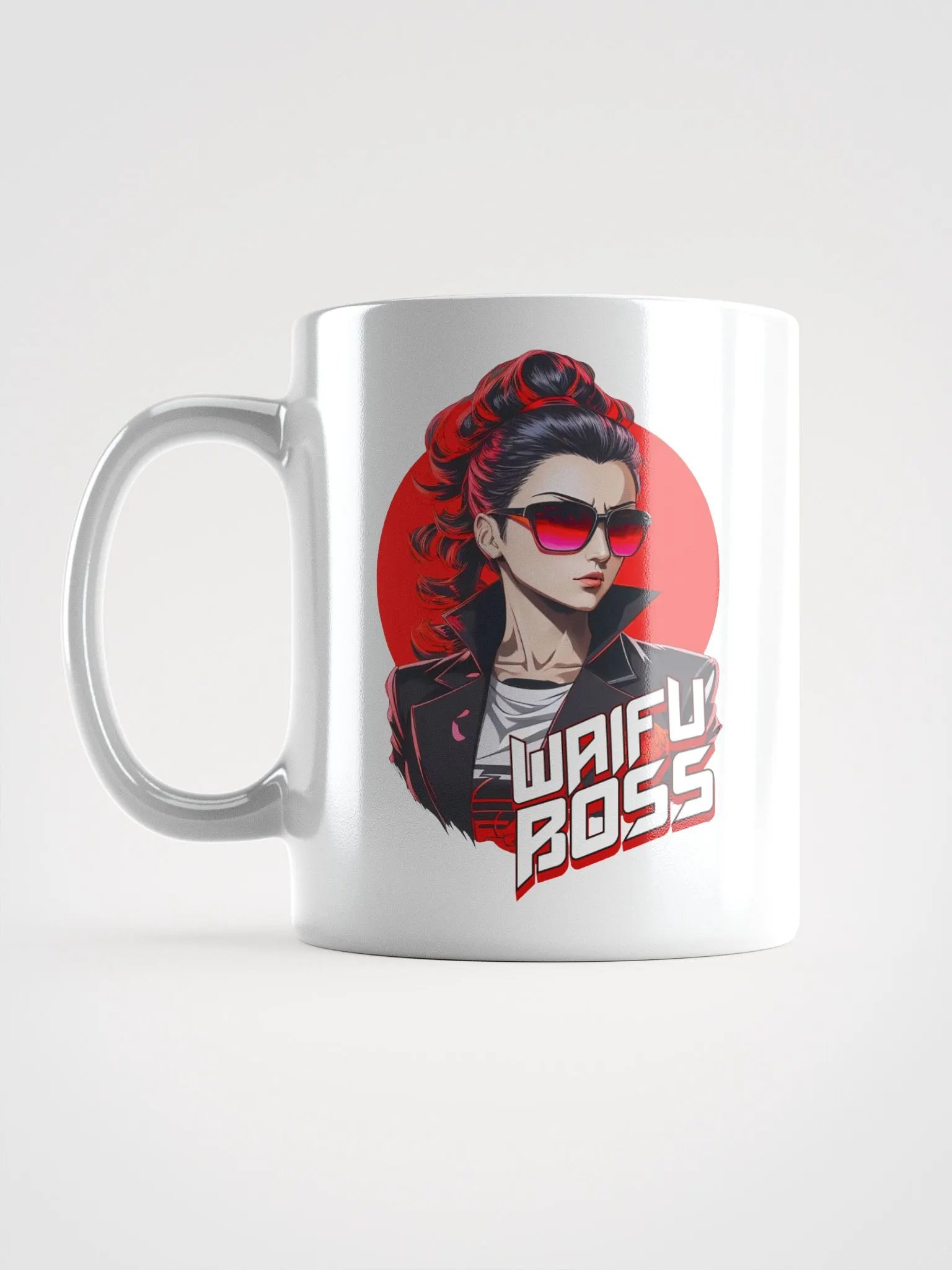Waifu Boss Coffee or Soup Mug - 11 oz - 15 oz - 20 oz - v2 product image (2)