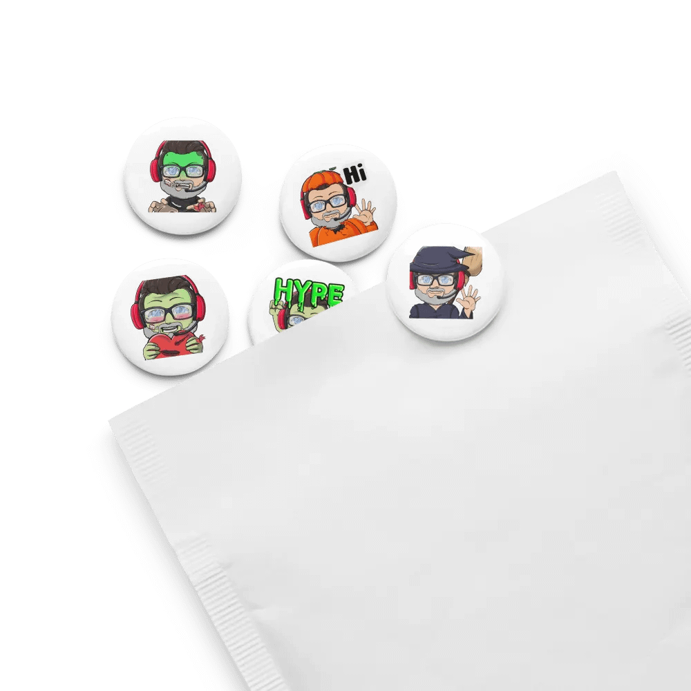 Halloween Ricky Pin Buttons product image (13)