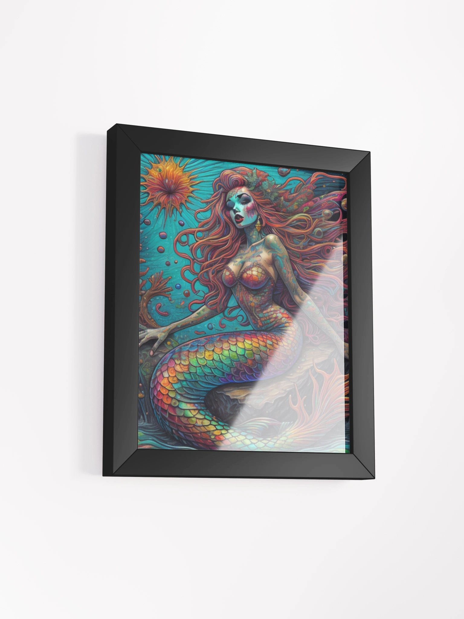 Whimsical Mermaid Dreams Framed Poster product image (2)
