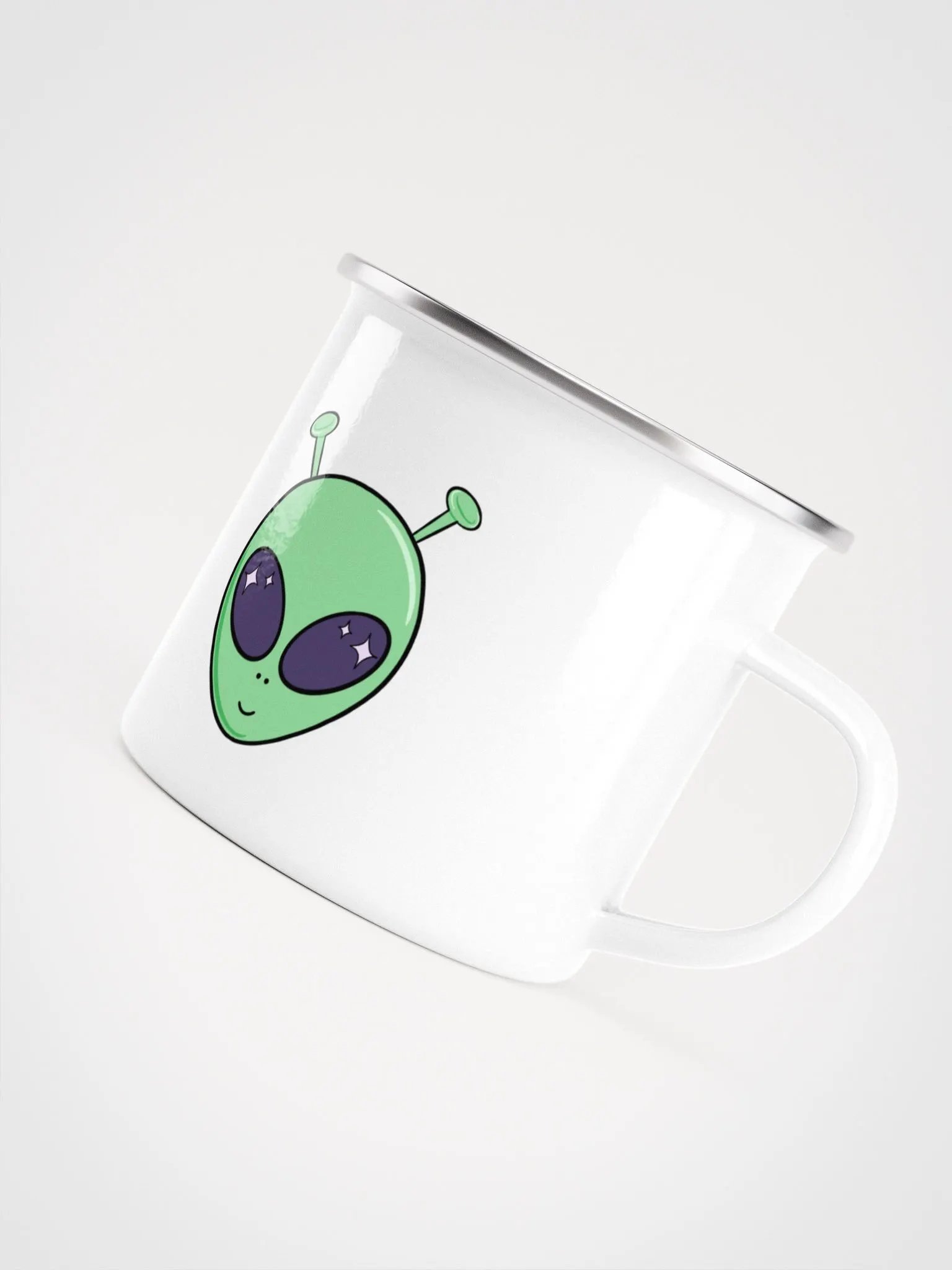 alien vs rocket enamel mug product image (4)