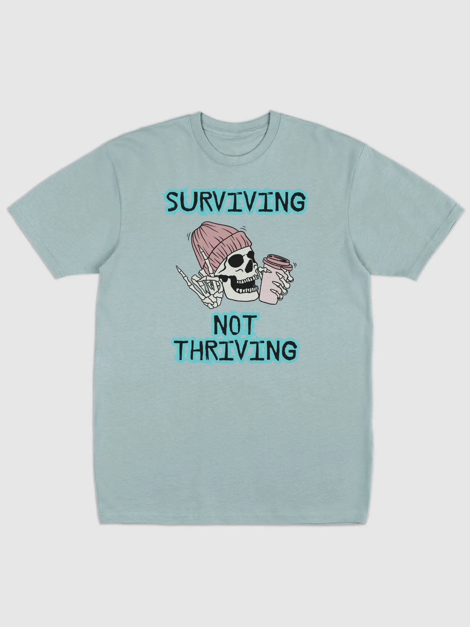 Surviving (Turquoise) Tshirt Mens product image (1)