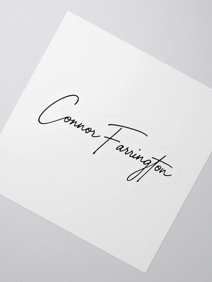 Signature Kiss Cut Stickers product image (4)