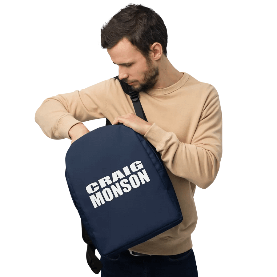 Backpack by Craig Monson (Navy Blue) product image (7)