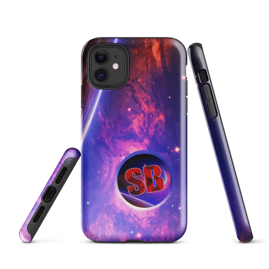 iPhone Tough Case W. Background & Logo product image (1)