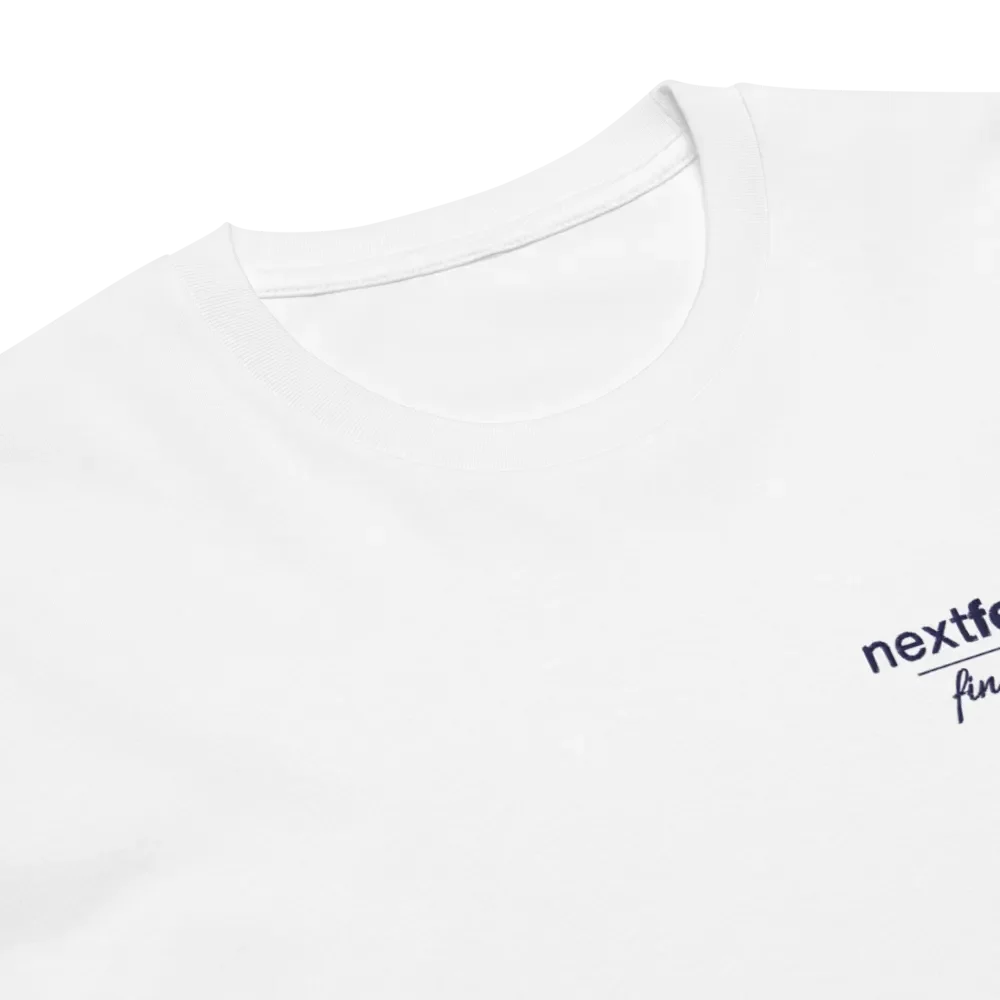 Supreme Comfort Premium Cotton Unisex Tee with Navy Logotype product image (8)