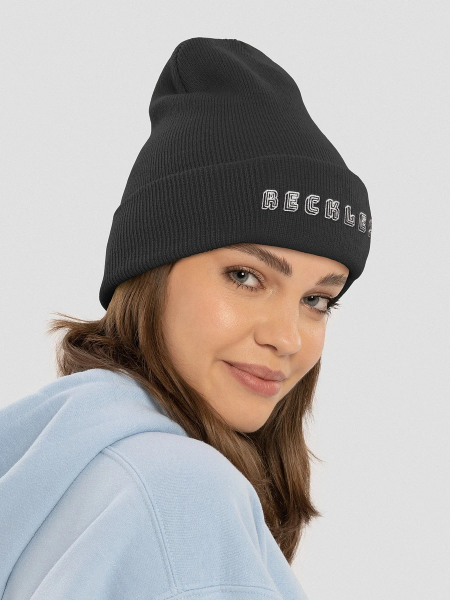 Embroidered Reckless Beanie